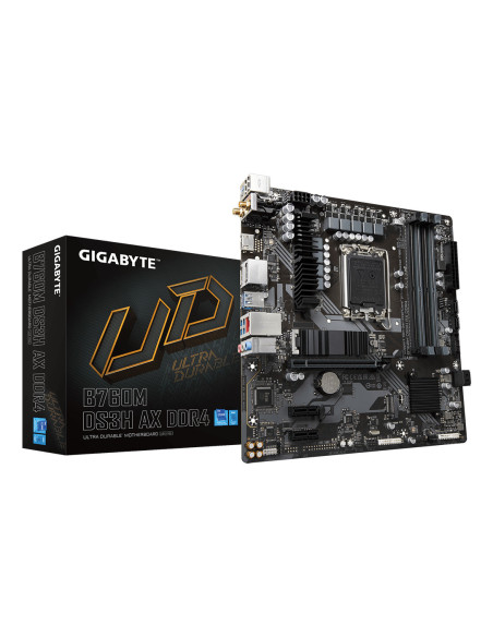 Placa base gigabyte b760m ds3h ax
