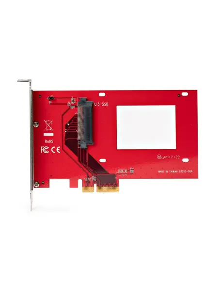 Tarjeta puertos startech pex4sff8639u3 pcie 4.0