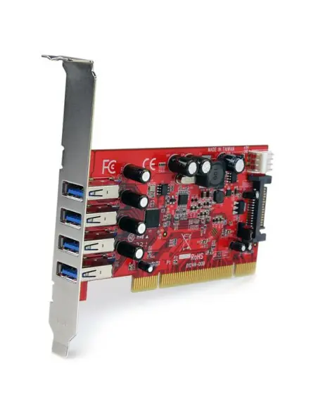 Tarjeta puertos startech pciusb3s4 4x usb