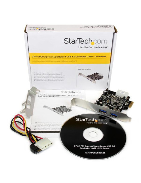 Tarjeta puertos startech pci express 2