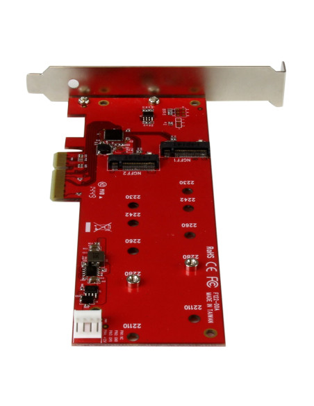 Tarjeta controladora m.2 sata3 startech pex2m2