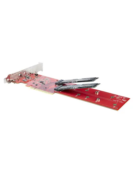 Tarjeta interfaz startech dual - m2 - pcie - card - b
