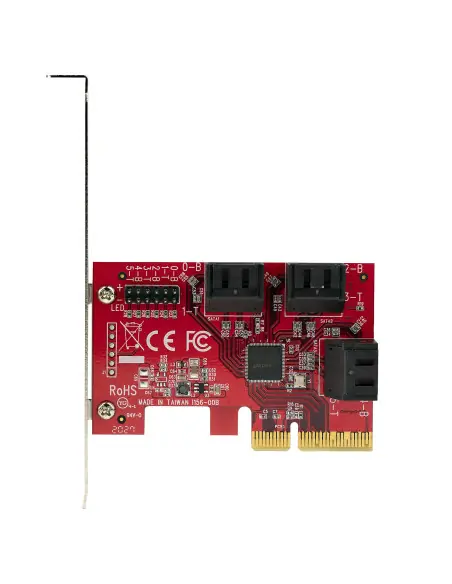 Tarjeta sata startech 6p6g - pcie - sata - card