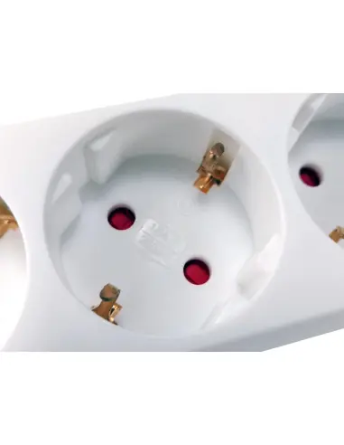 Regleta equip con 6 tomas cable