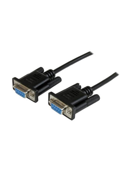 Cable db9 startech 2m hembra - hembra negro