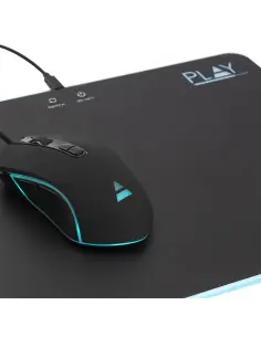 Alfombrilla gaming ewent pl3341 iluminado 2