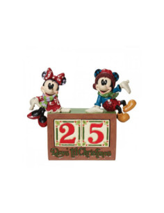 Figura enesco disney mickey & minnie