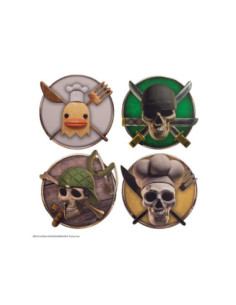 Set 4 posavasos cinereplicas one piece