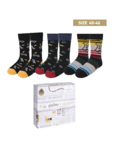 Pack calcetines 3 piezas harry potter