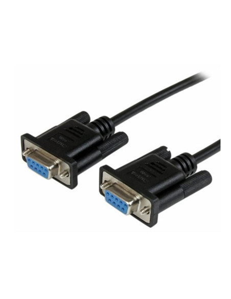 Cable db9 startech 1m hembra - hembra negro