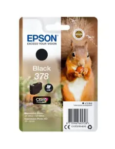 Cartucho tinta epson c13t37814010 singlepack negro