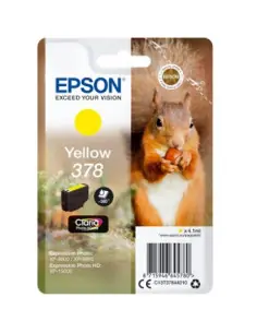 Cartucho tinta epson c13t37844010 singlepack amarillo