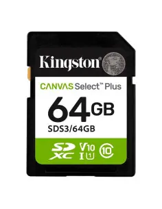 Tarjeta memoria sdxc 64gb kingston canvas