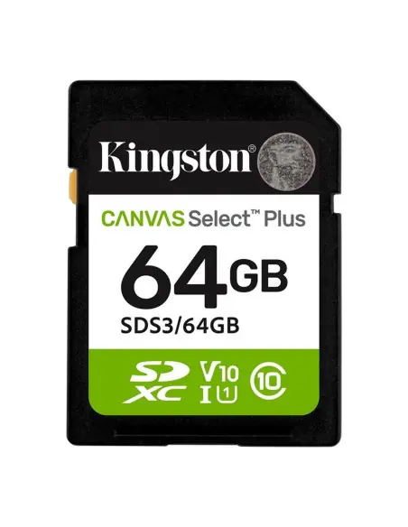 Tarjeta memoria sdxc 64gb kingston canvas
