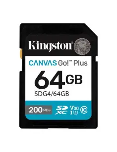 Tarjeta memoria sdxc 64gb kingston canvas