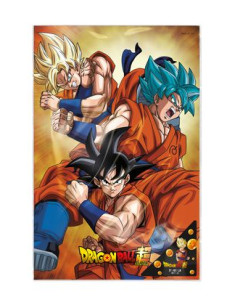 Poster 3d 58x38 cm champa goku