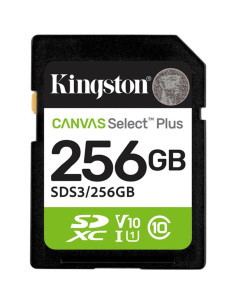 Tarjeta memoria sdxc 256gb kingston canvas