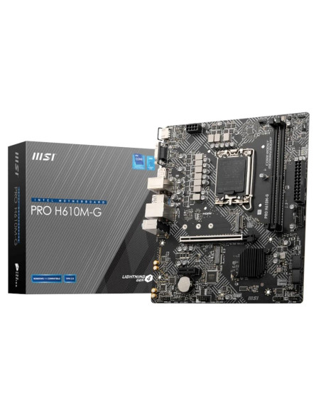 Placa base msi 1700 h610m - g ddr5