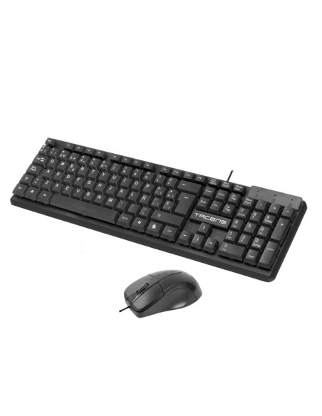 Teclado + raton tacens anima negro