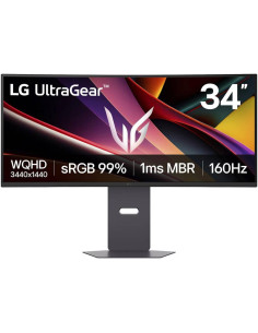 Monitor curvo gaming lg 34g600a - b 34 pulgadas