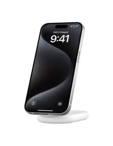 Cargador inalambrico belkin wib007vfwh 15w blanco