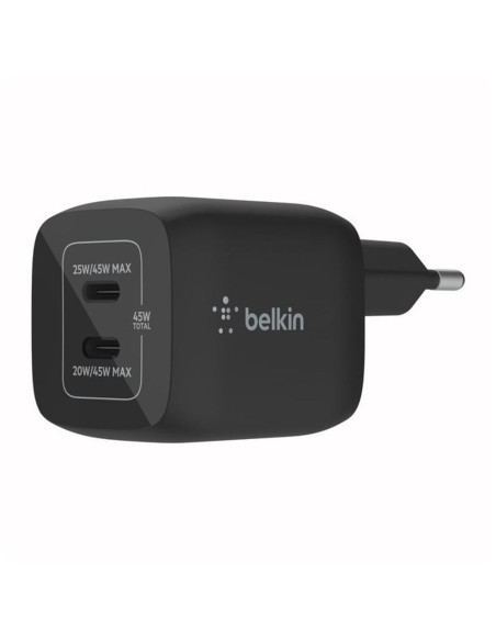 Cargador pared belkin wch011vfbk 45w 2x