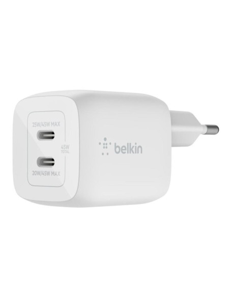 Cargador pared belkin wch011vfwh 45w 2x