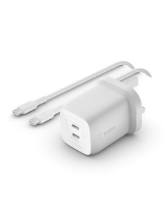 Cargador pared belkin wch013vf2mwh - b6 65w 2x