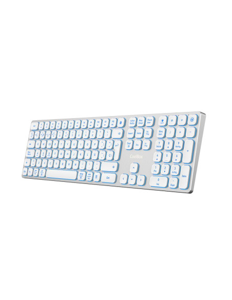 Coolbox teclado inalambrico retroiluminado coolbox moonlight