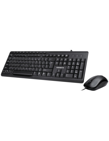 Combo teclado raton gigabyte km6300 negro
