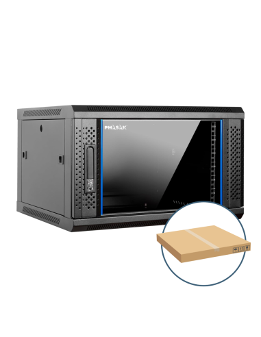 Armario rack mural 19 pulgadas phasak pro