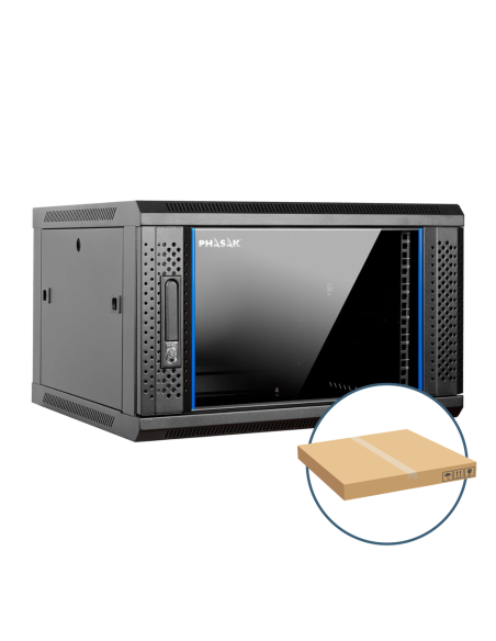 Armario rack mural 19 pulgadas phasak pro