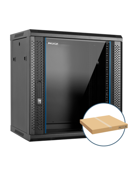 Armario rack mural 19 pulgadas phasak pro