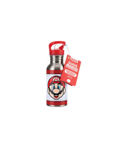 Botella metálica con pajita paladone super