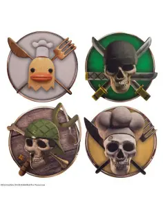 Set 4 posavasos cinereplicas one piece