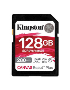 Tarjeta memoria sdxc 128gb kingston canvas