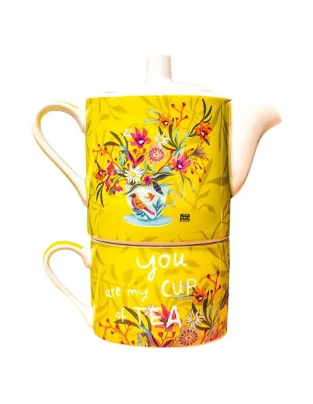 Tetera y taza enesco