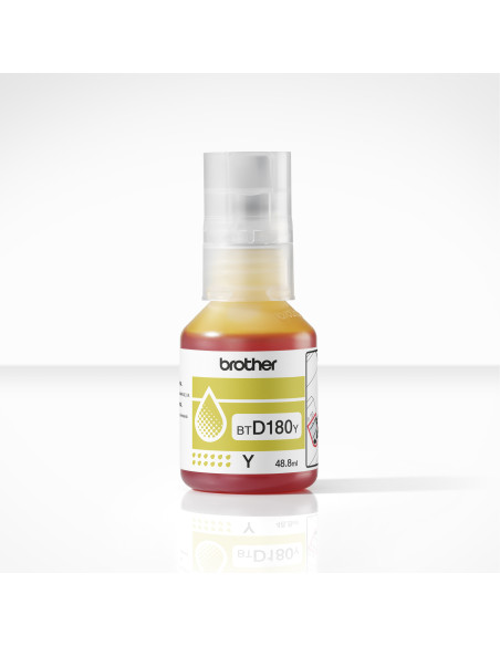 Botella tinta brother btd180y amarilla 5000