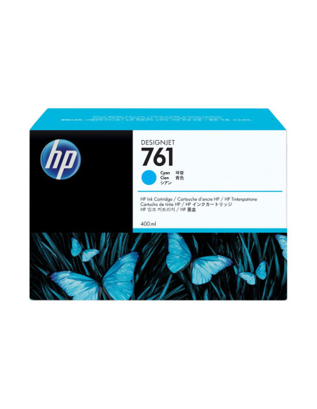 Cartucho tinta hp761 cian 400ml