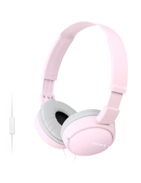 Auriculares sony mdrzx110app rosa pleglable microfono