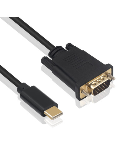 Ewent Cable Conversión USB-C   VGA, 1,8m