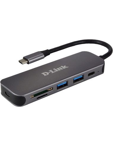 D-Link DUB-2325 5-in-1 USB-C Hub Card Reader