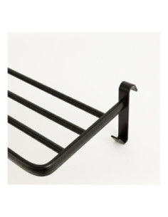 Yoevu repisa negra con ganchos compatible