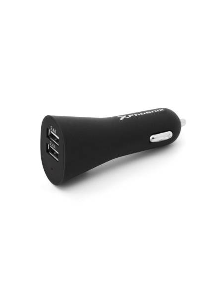 Cargador universal phoenix phcarcharger2usb+ coche mechero