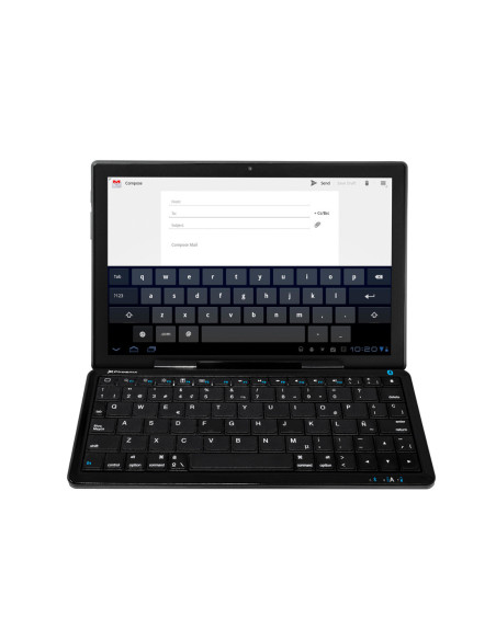 Mini teclado bluetooth con soporte para