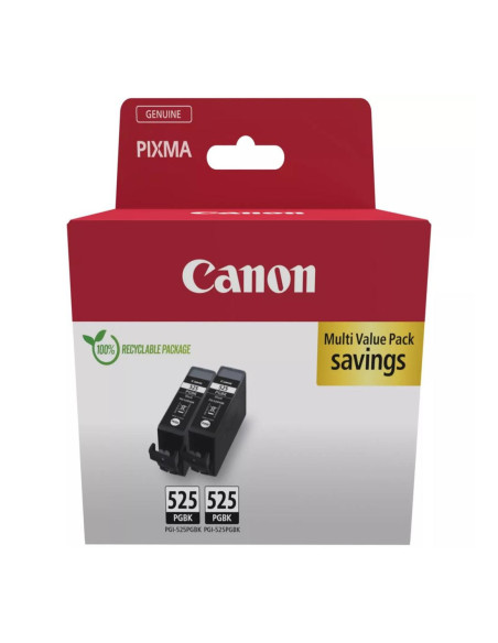 Pack cartucho tinta canon pgi - 525pgbk