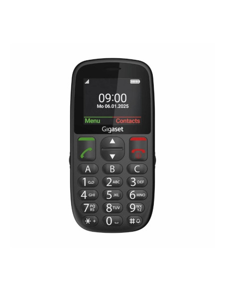 Telefono movil gigaset gl395 negro mayores