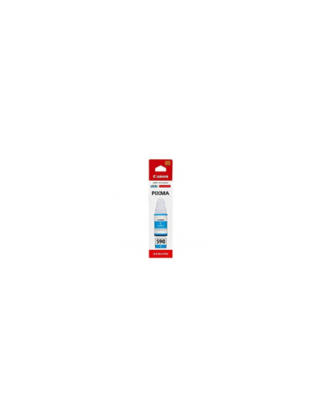 Botella tinta canon gi - 590c cian 70ml