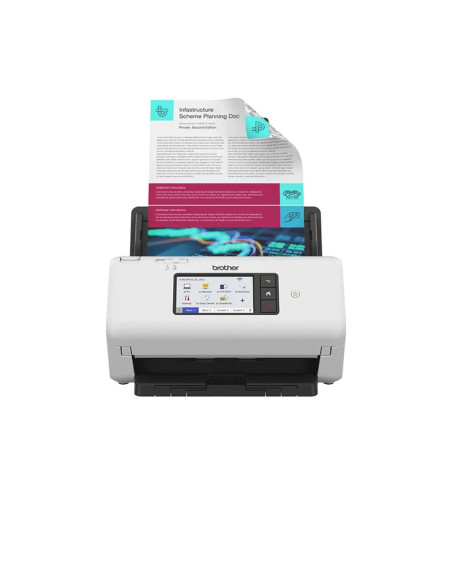Escaner sobremesa brother ads - 4700w 80ppm duplex