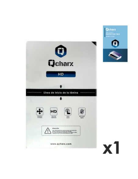 Laminas proteccion frontales tablet qcharx hidrogel
